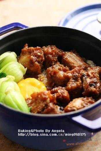 豉汁排骨煲仔饭的做法
