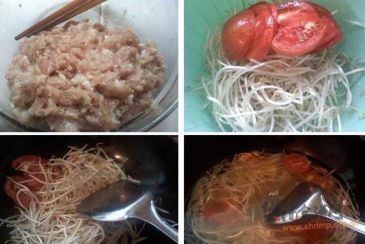 豆芽肉丸汤的做法