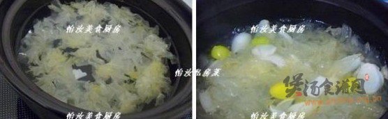 银耳百合白果汤的做法