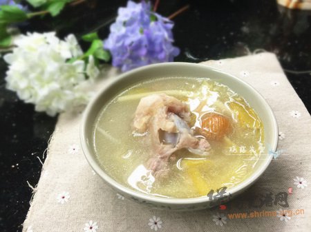 鲜霸王花煲猪骨的做法