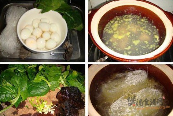 鸡汤粉丝煲的做法