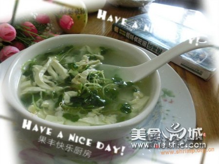 香椿苗豆腐汤的做法