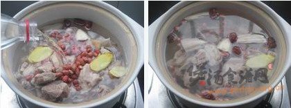 莲藕墨鱼排骨汤的做法