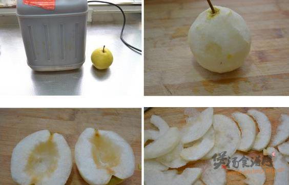 黄酒炖梨的做法