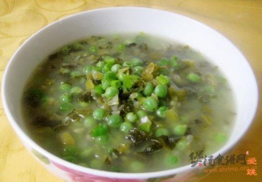 小豌盐基汤的做法