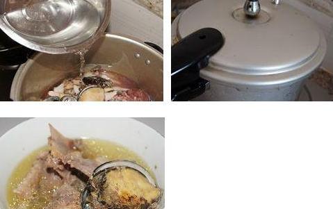 鲍鱼炖鸭肉的做法