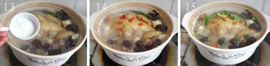 紫灵芝炖鸡的做法