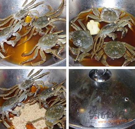 红糖酒炖蟹的做法