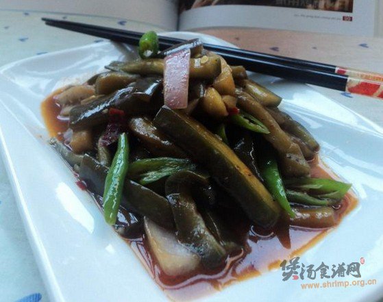 豆酱黑椒茄条的做法