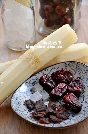 甘蔗红枣桂圆甜汤的做法