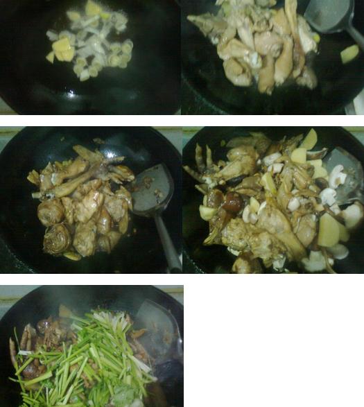 蘑菇土豆炖鸡的做法