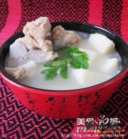 (图)山药排骨汤的做法