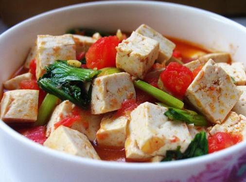 快手茄汁炖豆腐的做法