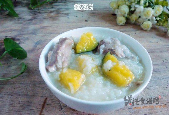 排骨南瓜粥的做法