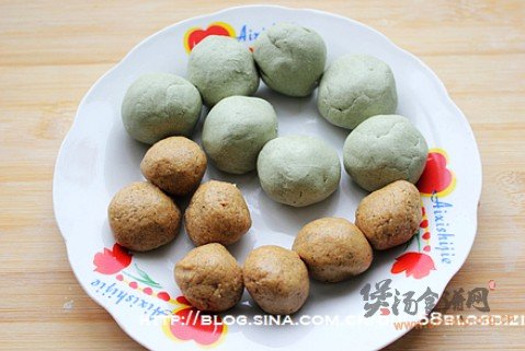 绿茶八宝汤圆的做法