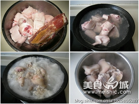 火腿蹄膀的做法