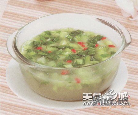 米汤青菜的做法
