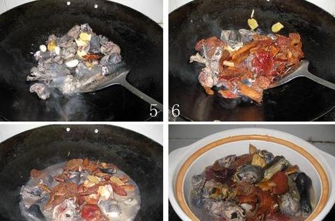 乌鸡炖蘑菇的做法