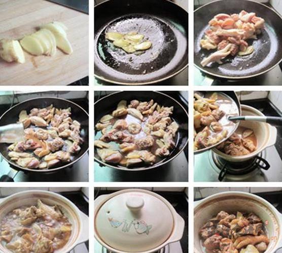 葡萄酒炖鸡的做法