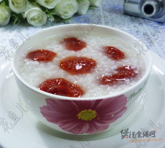 圣女果大米粥的做法