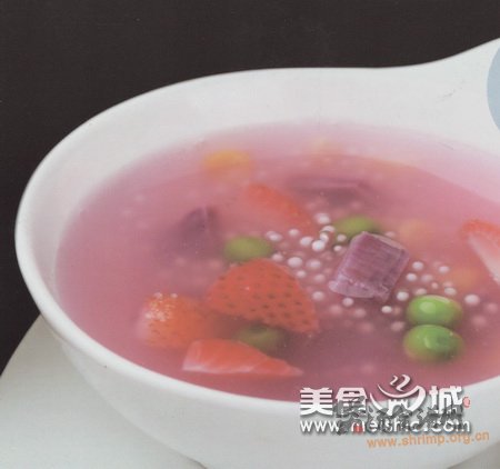 五彩西米露的做法
