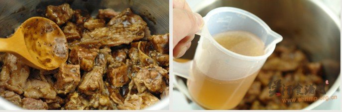 黑椒牛腩煲的做法