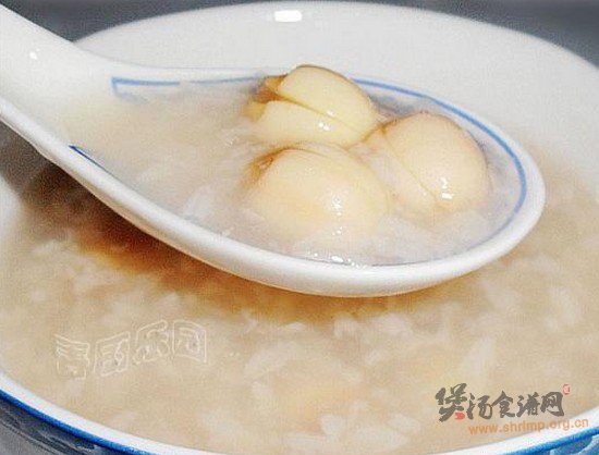 莲子糯米粥的做法
