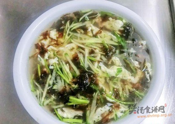 鸡蛋黄瓜紫菜汤的做法