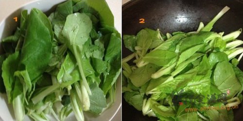 槐花碧玉的做法