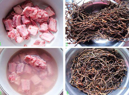 豇豆干炖仔排的做法