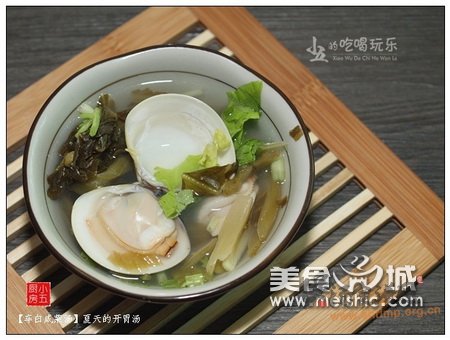 车白咸菜汤的做法
