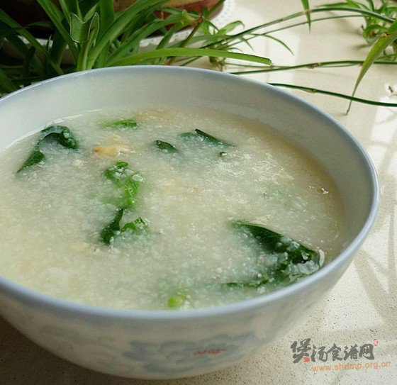 苋菜米粥的做法