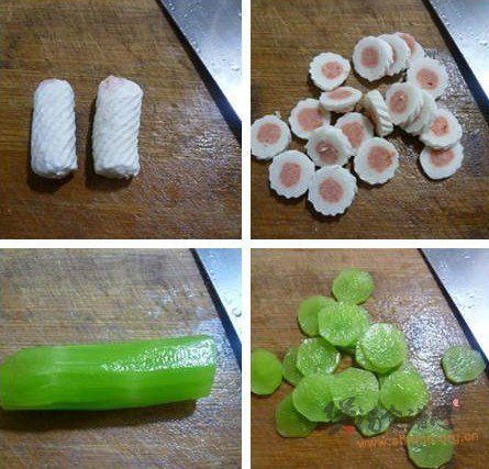 淡贝丸莴笋蛋花汤的做法