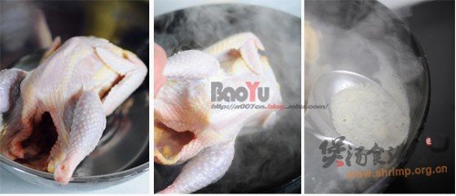 荠菜鸡丝汤面的做法