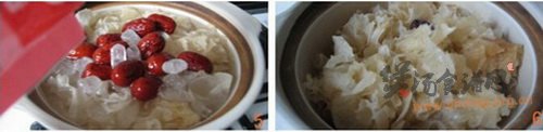 红枣银耳甜汤的做法