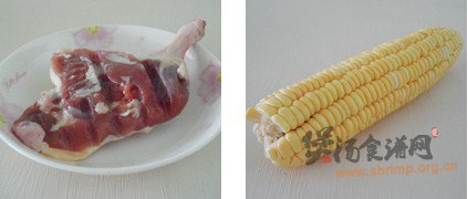 西瓜皮玉米老鸭汤的做法