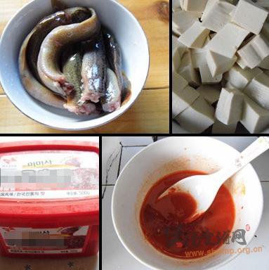 韩式泥鳅炖豆腐的做法