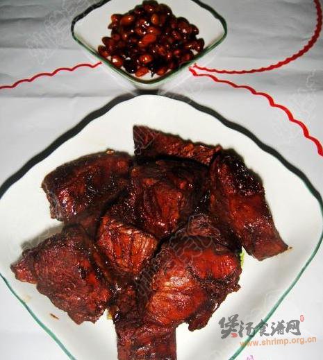 黄豆炖牛肉的做法