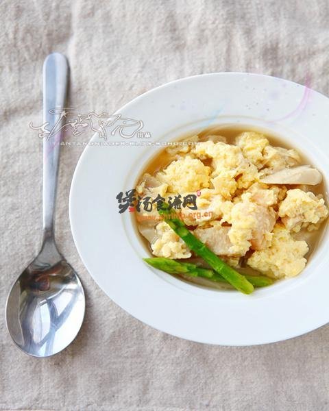 干贝炖双笋的做法