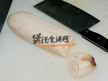 红豆冰糖糯米藕的做法