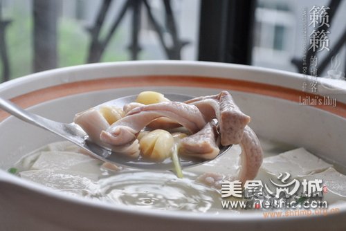 (图)莲子肚片汤的做法