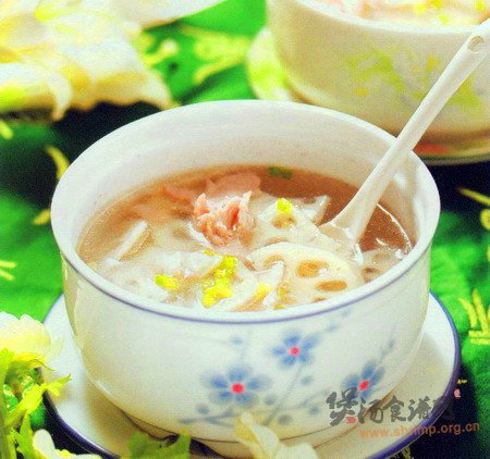 (图)藕片瘦肉汤的做法