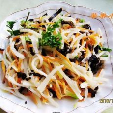 炝拌白菜三丝的做法 炝拌白菜三丝的做法