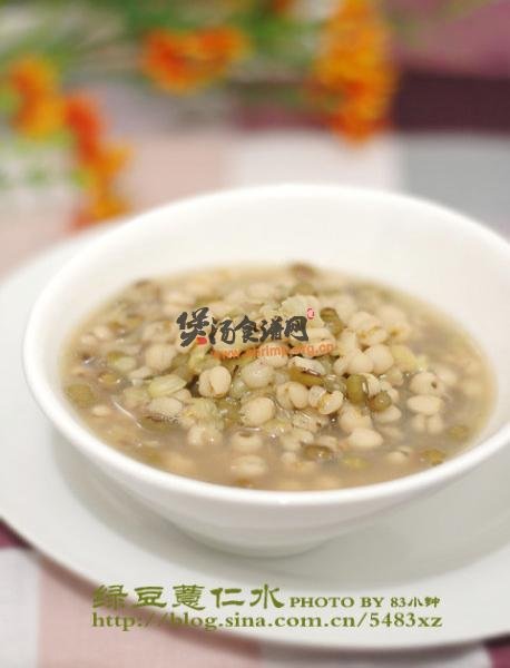 绿豆薏仁水的做法