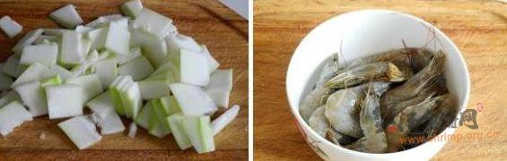 冬瓜炖大虾的做法