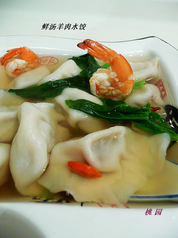 鲜汤羊肉水饺的做法