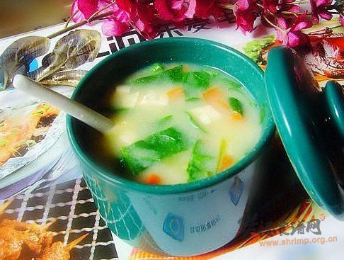 玉米豆花汤的做法