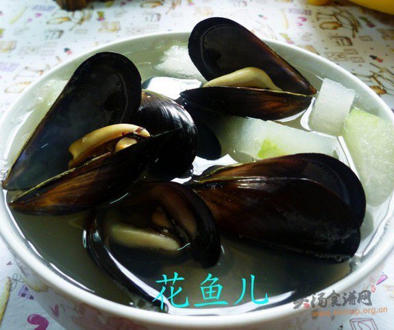 淡菜冬瓜汤的做法