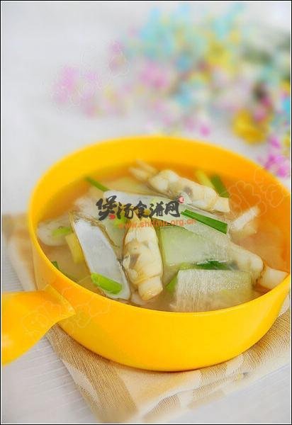 海蛏冬瓜汤的做法