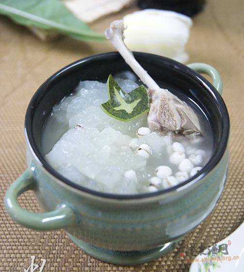 冬瓜薏米煲水鸭的做法